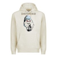Oatmeal Heather disturbed 10 Premium Hoodie - artisFamous
