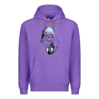 Purple disturbed 10 Premium Hoodie - artisFamous