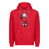 Red disturbed 10 Premium Hoodie - artisFamous