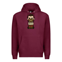 Burgundy hannibal lecter chibi Premium Hoodie - artisFamous