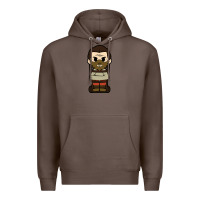 Coffee hannibal lecter chibi Premium Hoodie - artisFamous