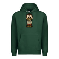 Sports Green hannibal lecter chibi Premium Hoodie - artisFamous