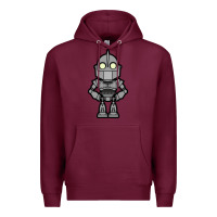 Burgundy iron giant Premium Hoodie - artisFamous
