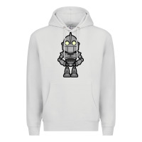 Dove Grey iron giant Premium Hoodie - artisFamous