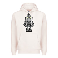 Pale Pink iron giant Premium Hoodie - artisFamous