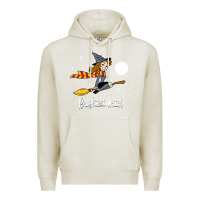 Oatmeal Heather brightest witch Premium Hoodie - artisFamous
