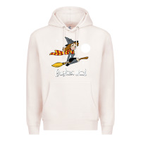 Pale Pink brightest witch Premium Hoodie - artisFamous