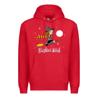 Red brightest witch Premium Hoodie - artisFamous