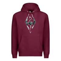 Burgundy skyrim Premium Hoodie - artisFamous