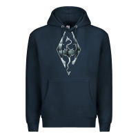Navy skyrim Premium Hoodie - artisFamous