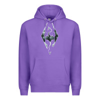 Purple skyrim Premium Hoodie - artisFamous