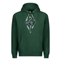 Sports Green skyrim Premium Hoodie - artisFamous