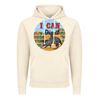 Vintage Artic i can dig it armadillo Vintage Hoodie - BarkalooDesign