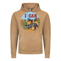 Vintage Camel i can dig it armadillo Vintage Hoodie - BarkalooDesign