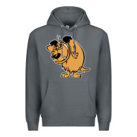 Rock smile mumbly muttley dog Premium Hoodie - artisFamous