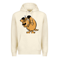 Sandshell smile mumbly muttley dog Premium Hoodie - artisFamous