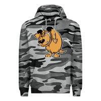 Slate Camo smile mumbly muttley dog Premium Hoodie - artisFamous