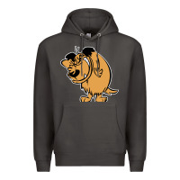 Smoke smile mumbly muttley dog Premium Hoodie - artisFamous