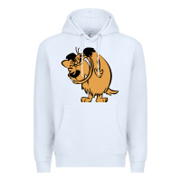 White smile mumbly muttley dog Premium Hoodie - artisFamous