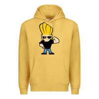 Antique Gold johnny bravo chibi Premium Hoodie - artisFamous