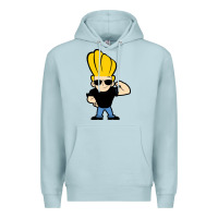 Blue Mist johnny bravo chibi Premium Hoodie - artisFamous