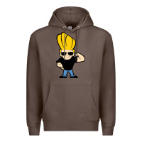 Coffee johnny bravo chibi Premium Hoodie - artisFamous