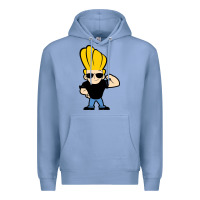Colony Blue johnny bravo chibi Premium Hoodie - artisFamous