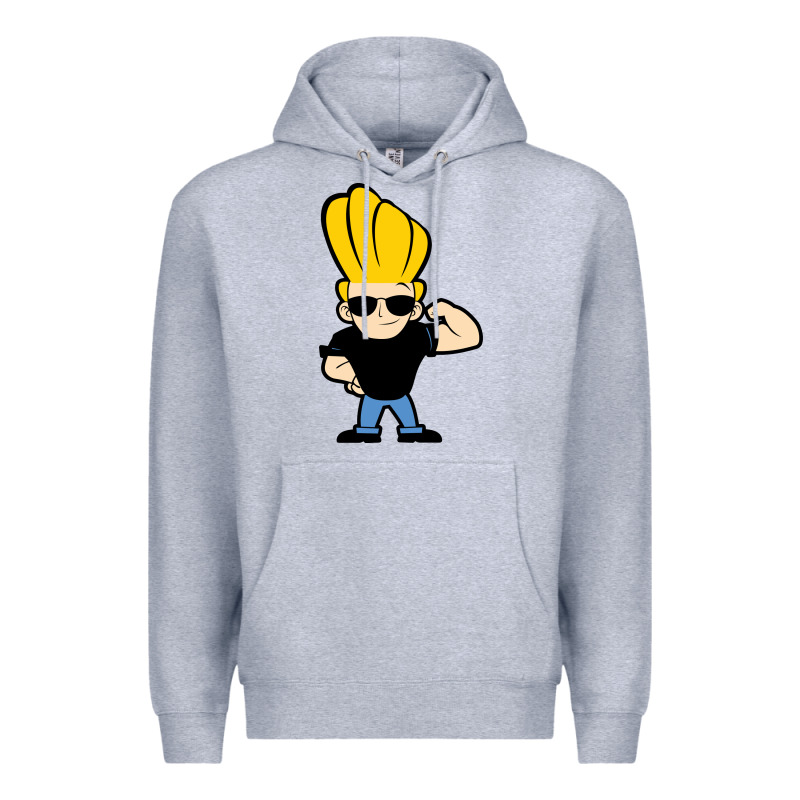 Johnny Bravo Chibi Premium Hoodie by artisFamous | Teevron