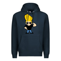 Navy johnny bravo chibi Premium Hoodie - artisFamous