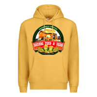 Mustard sneeds feed and seed Premium Hoodie - artisFamous