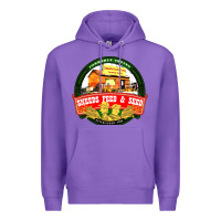 Purple sneeds feed and seed Premium Hoodie - artisFamous
