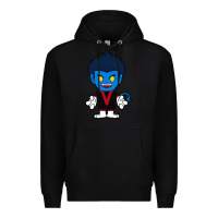 Black nightcrawler chibi Premium Hoodie - artisFamous