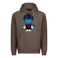 Coffee nightcrawler chibi Premium Hoodie - artisFamous