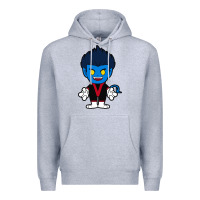 Heather Grey nightcrawler chibi Premium Hoodie - artisFamous