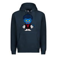 Navy nightcrawler chibi Premium Hoodie - artisFamous