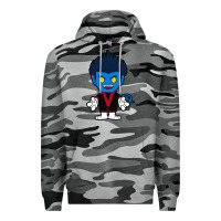 Slate Camo nightcrawler chibi Premium Hoodie - artisFamous