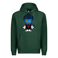 Sports Green nightcrawler chibi Premium Hoodie - artisFamous
