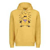 Antique Gold norbet angry beaver Premium Hoodie - artisFamous