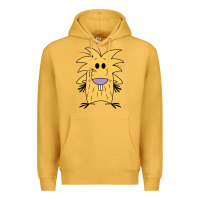 Mustard norbet angry beaver Premium Hoodie - artisFamous