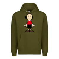 Army Green olive oyl Premium Hoodie - artisFamous