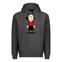 Charcoal Heather olive oyl Premium Hoodie - artisFamous