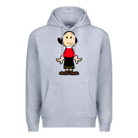 Heather Grey olive oyl Premium Hoodie - artisFamous