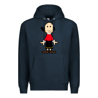 Navy olive oyl Premium Hoodie - artisFamous