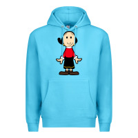 Ocean Blue olive oyl Premium Hoodie - artisFamous