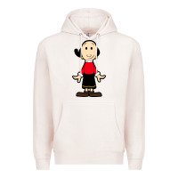 Pale Pink olive oyl Premium Hoodie - artisFamous