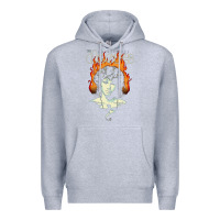 Heather Grey jim Premium Hoodie - artisFamous