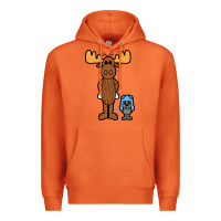 Rocky And Bullwinkle Premium Hoodie | Teevron