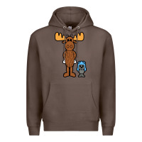 Coffee rocky and bullwinkle Premium Hoodie - artisFamous