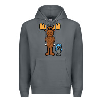 Rock rocky and bullwinkle Premium Hoodie - artisFamous