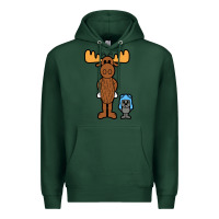 Sports Green rocky and bullwinkle Premium Hoodie - artisFamous